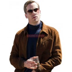 armie hammer leather jacket