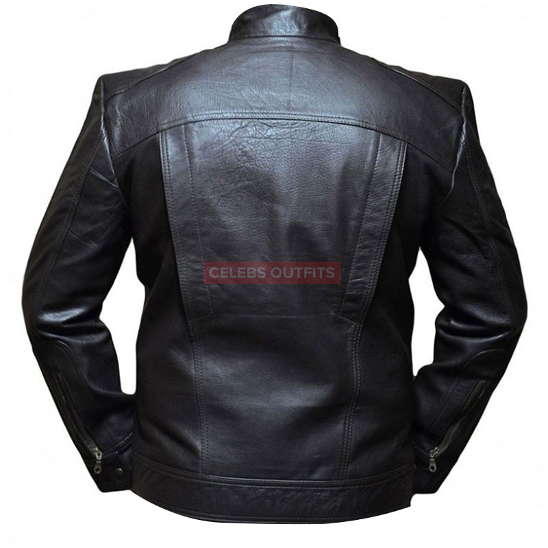 Connor Mead Leather Jacket in Ghosts of Girlfriends Past Movie
