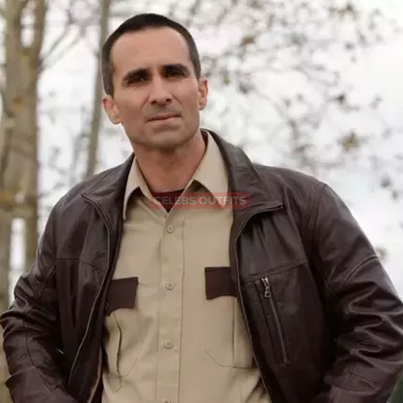 Bates Motel Sheriff Alex Romero Leather Jacket.