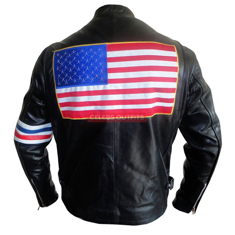 Peter Fonda Easy Rider Wyatt Motorcycle Jacket | Celebs Outfits