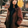 Yellowstone Kelsey Asbille Suede Brown Coat