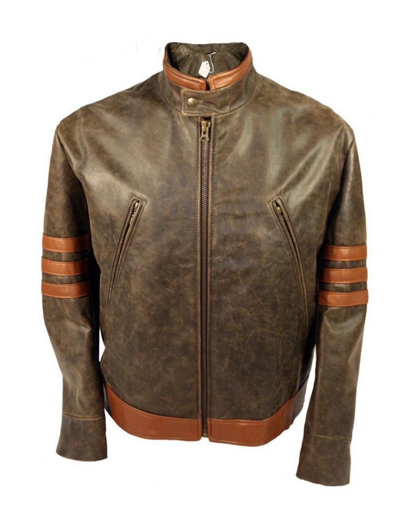 X-Men Wolverine Brown Leather Jacket | Celebs Outfits