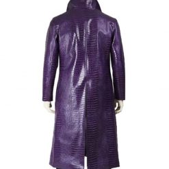 Jared Leto Suicide Squad Joker Crocodile Purple Coat 1