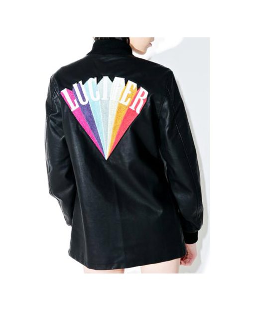 Lucifer Rising Rainbow Leather Jacket 1