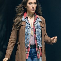 The Flash 4 Izzy Bowin Leather Coat