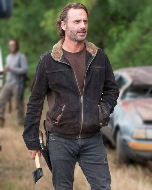 The Walking Dead Rick Grimes Suede Jacket