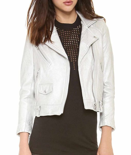 Arrow Sliver Willa Holland Motorcycle Leather Jacket