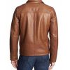 Mens Classic Brown Leather Jacket 1