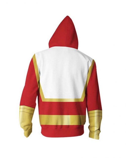 Shazam Front Logo Cotton Hoodie Jacket 1