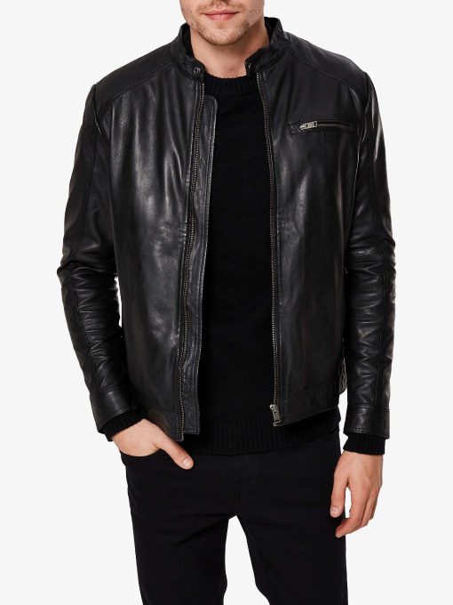 Classic Leather Jacket For Men