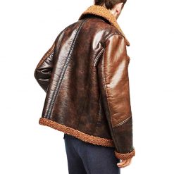 Dean Ambrose Shearling Leather Jacket 1