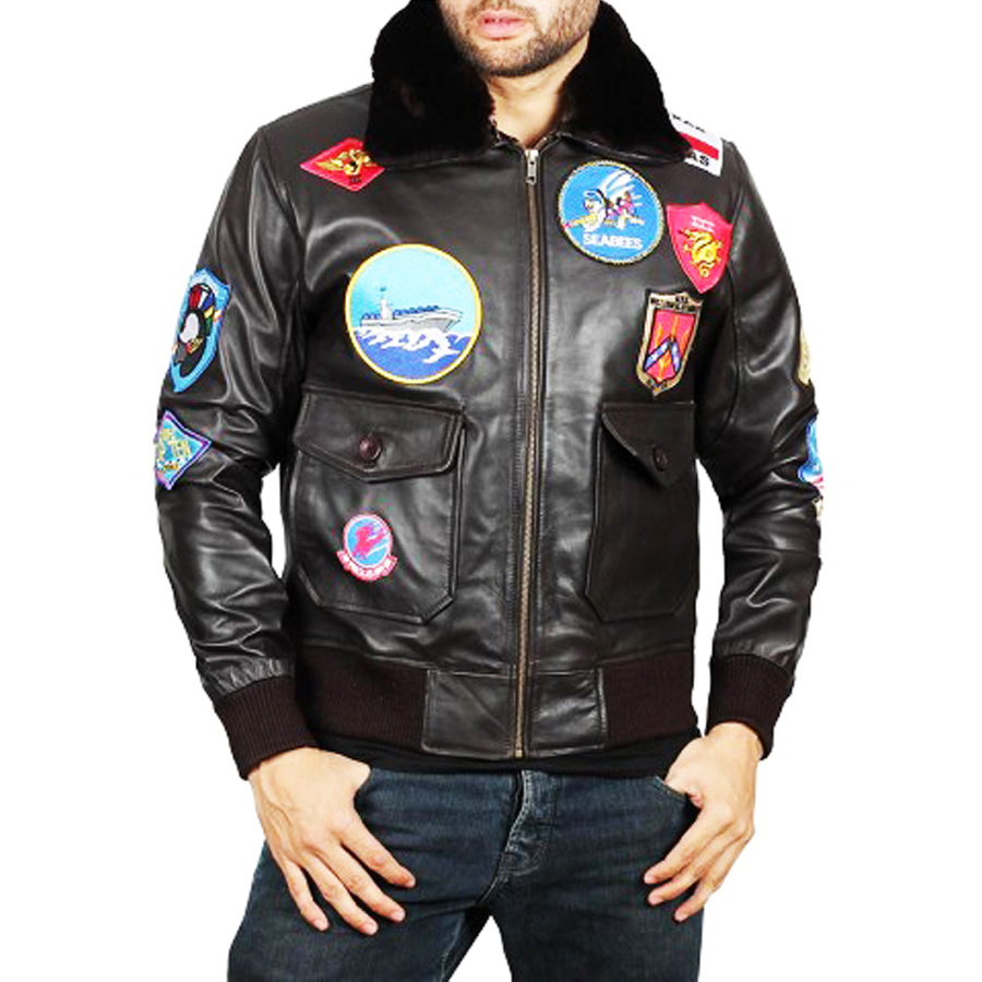 top gun aviator jacket