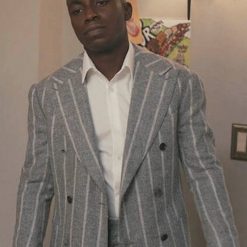 Carlton Banks Bel-Air Striped Grey Suit