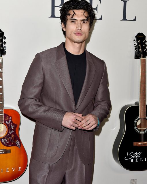 Charles Melton I Still Believe Event 2022 Brown Suit