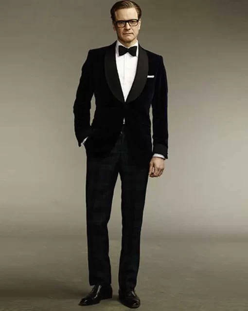 Colin Firth Kingsman 2014 Smoking Dinner Suit