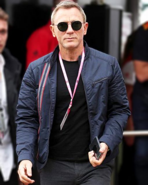 Daniel Craig No Time To Die James Bond 007 Blue Jacket
