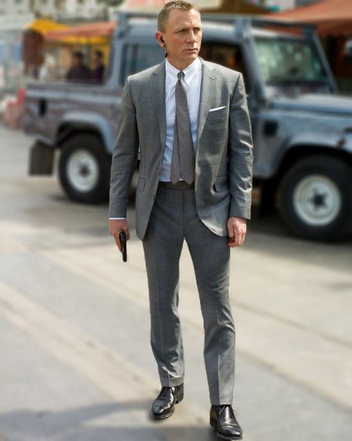 Daniel Craig Skyfall 2012 Grey Suit