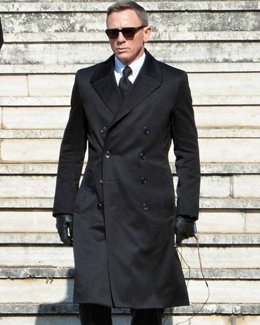 Daniel Craig Spectre James Bond Double Breasted Coat