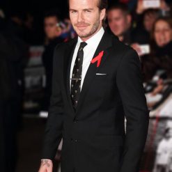 David Beckham Stylish Black Suit