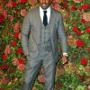 Idris Elba Grey 3 Piece Cotton Suit For Men 2022 1