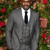 Idris Elba Grey 3 Piece Cotton Suit For Men 2022