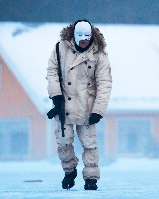 James Bond 25 Masked Villain White Coat 1
