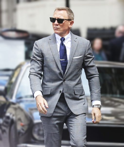 James Bond Skyfall Charcoal stylish Grey Suit