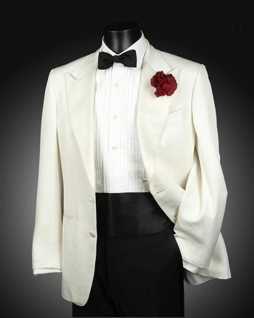 James Bond White Suit (Free Bow Tie)