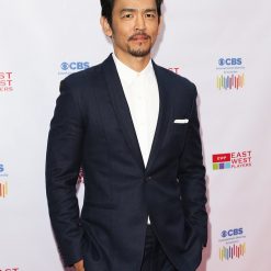 John Cho Yo-Han 3 Piece Grey Cotton Suit For Men