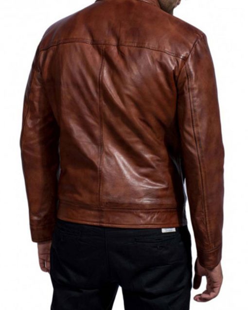 John Wick Distressed Brown Leather Jacket 1