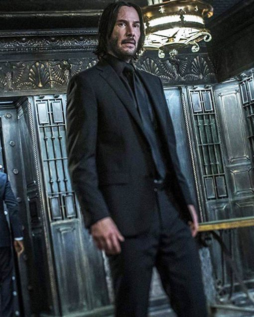 John Wick Keanu Reeves Black Suit