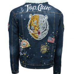 Top Gun Flying Tigers Denim Jacket 1
