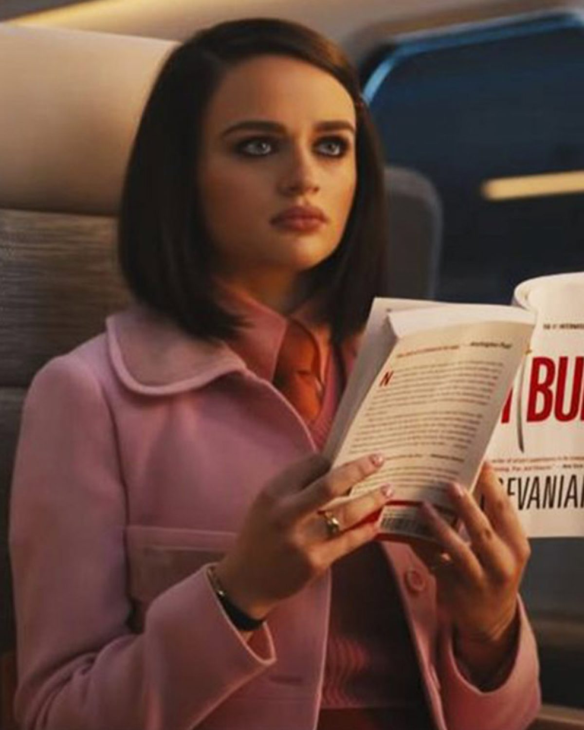 Bullet Train 2022 Joey King Prince Pink Coat Women