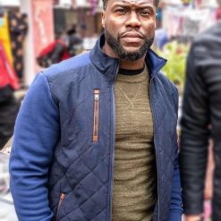The Man From Toronto Kevin Hart Blue Bomber Jacket