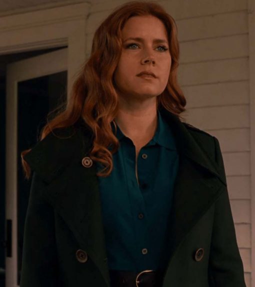 Amy Adams Justice League Green Trench Coat