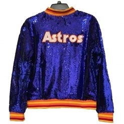 Houston Baseball Team Astros Sequin Jacket 2