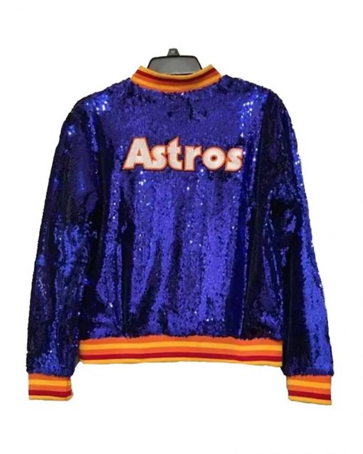 Houston Baseball Team Astros Sequin Jacket 2