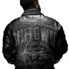 Chi Town Pelle Pelle Black Leather Jacket For Men 1