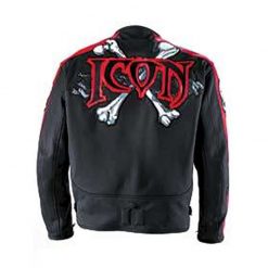 Icon Motorhead Skull Black Biker Jacket 1