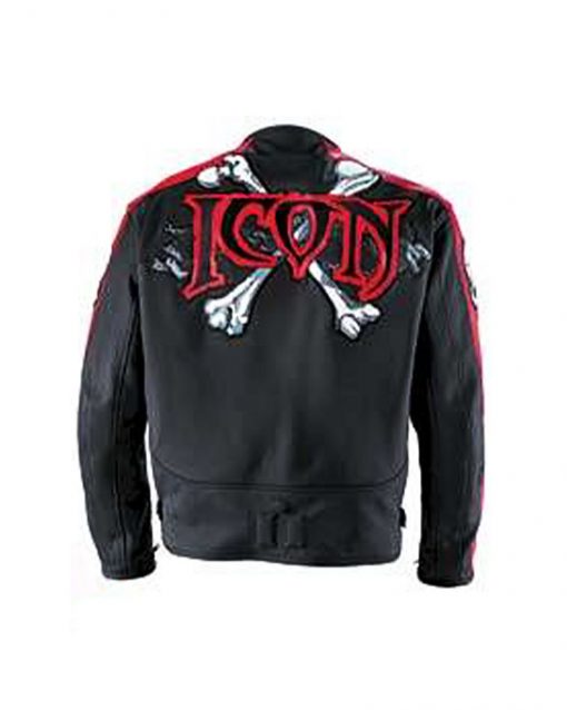 Icon Motorhead Skull Black Biker Jacket 1