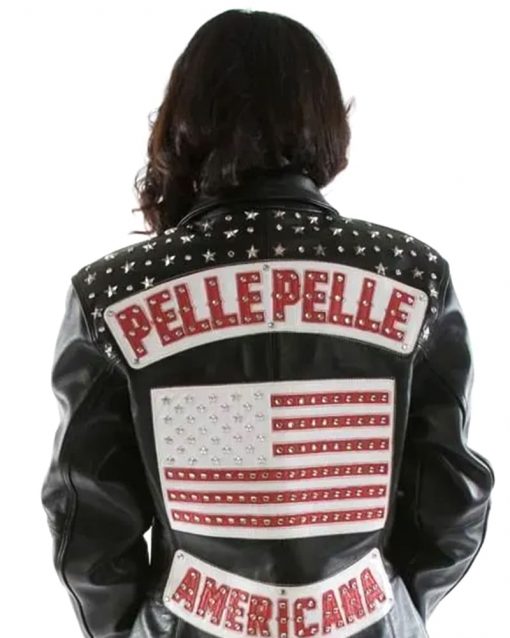 Black Pelle Pelle Americana Leather Jacket