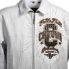 Pelle Pelle Chi Town White Leather Jacket For Men
