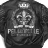 Pelle Pelle Live Like A King Black Bomber Jacket 1