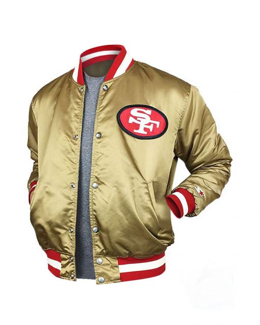 San Francisco 49ers Golden Satin Jacket