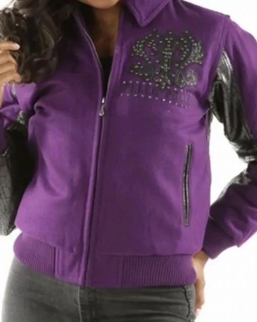 Purple Pelle Pelle Forever Flawless Jacket
