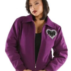 Pelle Pelle Heartbreaker Purple Wool Jacket