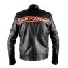 Bill Goldberg Harley Davidson Black Leather Jacket 1