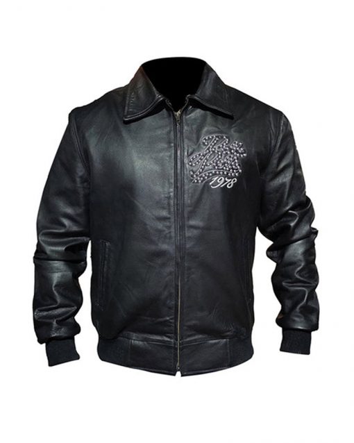 Men Pelle Pelle Exotic Ghost Leather Jacket