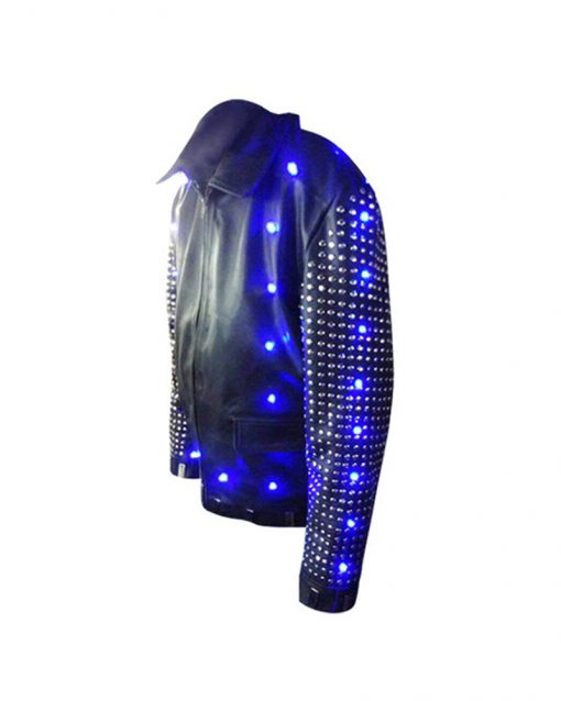WWE Chris Jericho Light Up Y2J Leather Jacket 1