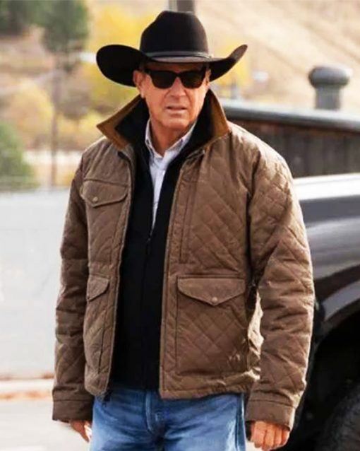 Yellowstone John Dutton Quilted Bomber Jacket